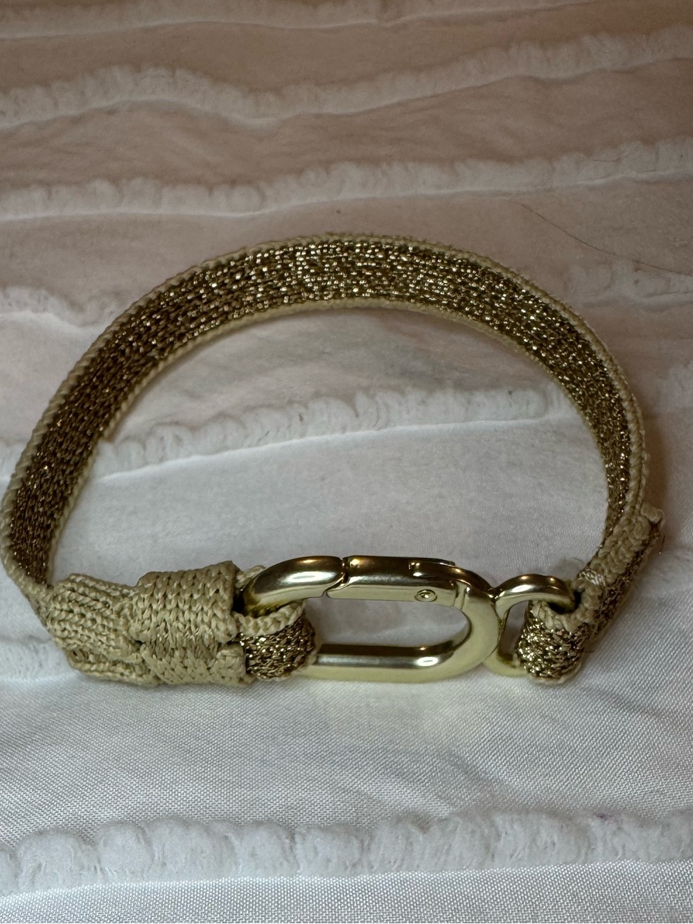 Rothy’s adjustable bracelet-gold